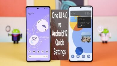 Android 12 Vs One UI 4.0: Quick Settings Comparison