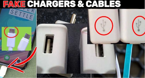 Smartphone charger is real or fake, you will find out like this by pinching!