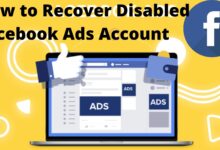 Facebook ad account disabled