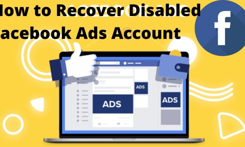 Facebook ad account disabled