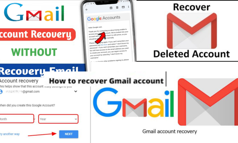 How to recover Gmail Account