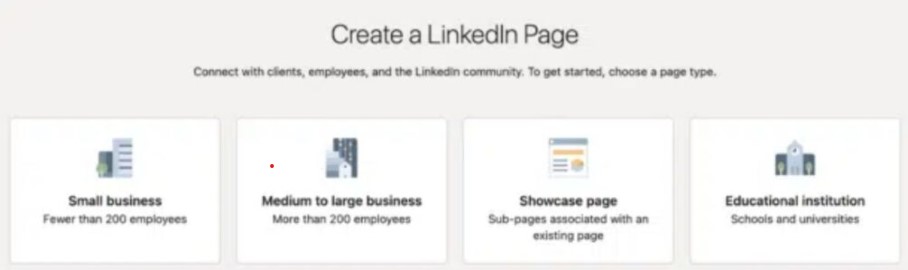 how to create LinkedIn business profile page