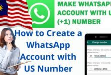 WhatsApp Account with US Number
