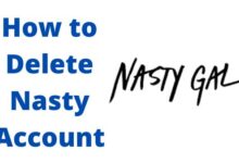 How to Delete Nasty Account