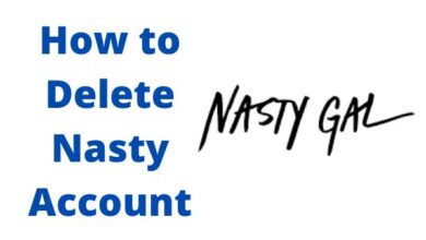 How to Delete Nasty Account