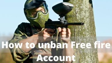 How to unban Free fire Account