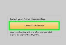 How to cancel Amazon prime