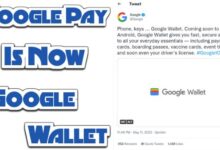 Google pay is now google wallet