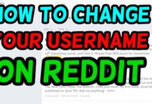 How To Change Your Username On Reddit