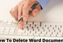 How To Delete Word Document