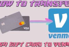 How to Transfer Visa Gift Card to Venmo