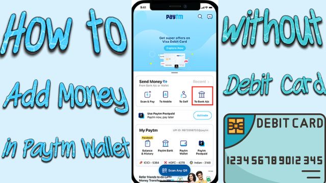 How to add money in Paytm Wallet without Debit Card