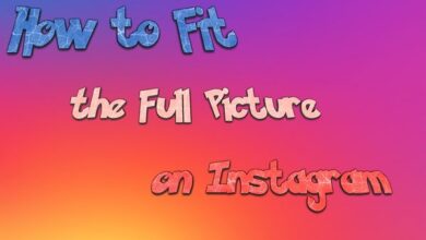 How to fit the full picture on Instagram