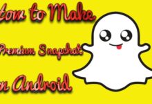 How to make a premium snapchat on android