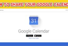 share your Google Calendar
