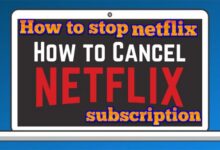 How to stop netflix subscription