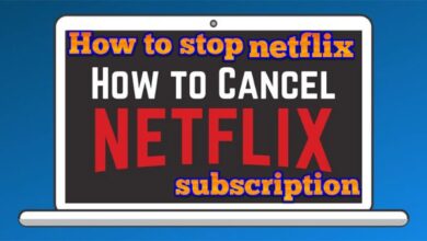 How to stop netflix subscription