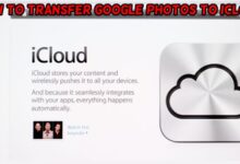 How to transfer Google photos to iCloud
