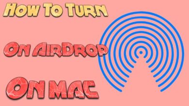 How to turn on Airdrop on mac