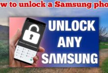 How to unlock a Samsung phone