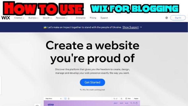 How to use wix for blogging