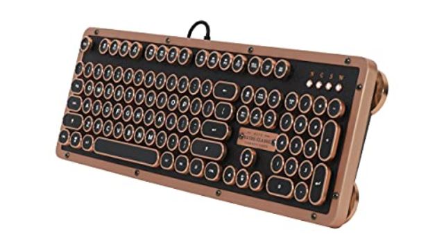 Vintage Backlit Mechanical Keyboard