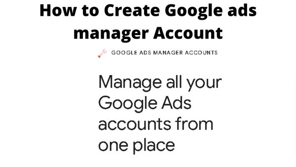 Google ad Manager Account