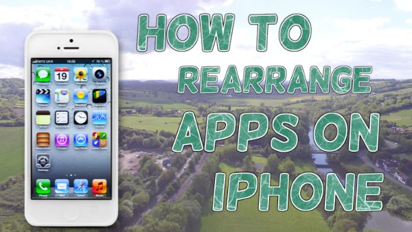 How to Rearrange apps on iPhone