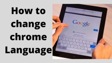 How to change chrome language