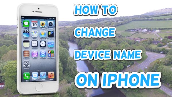 How to change device name on iphone