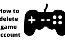How to delete game account