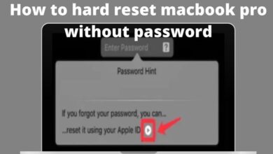 How to hard reset macbook pro