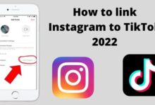How to link Instagram to tiktok