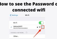 How to see the Password of connected wifi