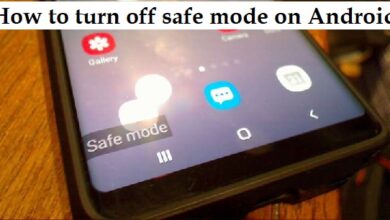 How to turn off safe mode on Android