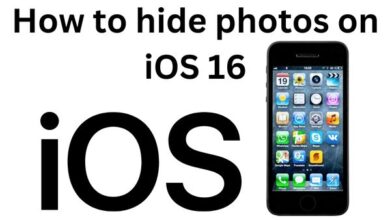 How to hide photos on iOS 16
