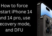 force restart iPhone 14 and 14 pro