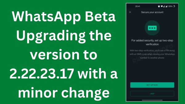 WhatsApp Beta Upgrading