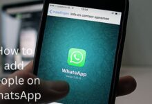 How to add people on WhatsApp