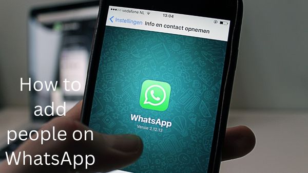 How to add people on WhatsApp