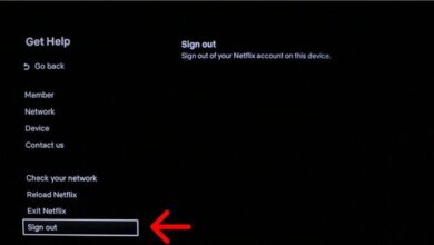 Sign Out of Netflix