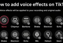 add voice effects on TikTok