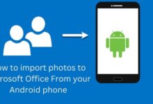 import photos to Microsoft Office