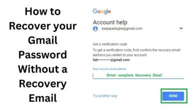 Recover your Gmail Password