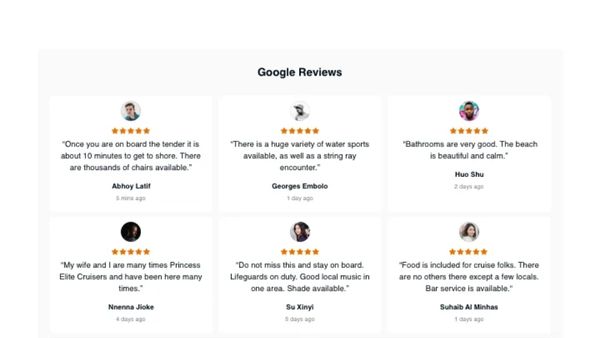 Google Reviews on Squarespace