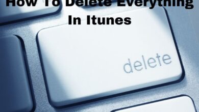 How To Delete Everything In Itunes