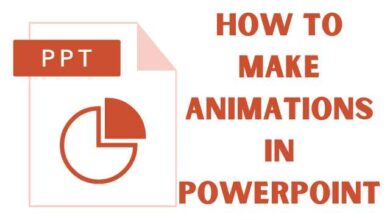 How to make animations in PowerPoint