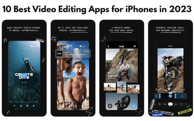 Best Video Editing Apps for iPhones