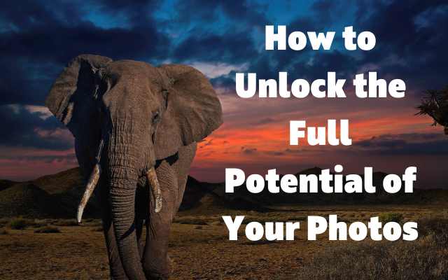 How to Unlock the Full Potential of Your Photos