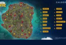 Analyzing Warzone Caldera's Map